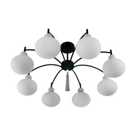 8273/8C NEOCLASSI LN26 041 черный/серый/белый, металл/керамика/стекло Люстра потолочная Е14 8*40W 220V GLORIYA