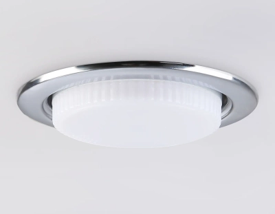 Светильник встраиваемый G10102 CH хром GX53 max 12W D106*38 (10шт)