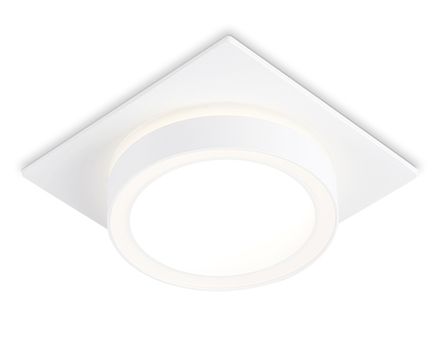 Светильник встраиваемый TN52421 WH/FR белый/белый матовый GX53 max 12W 105*105*45