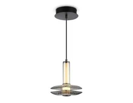 Светильник светодиодный подвесной LH31003 GR/SM серый/дымчатый 10W 3000K 150*150*240