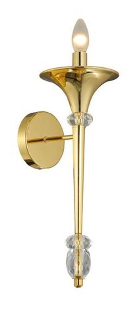 Бра Crystal Lux MIRACLE AP1 GOLD 2492/401