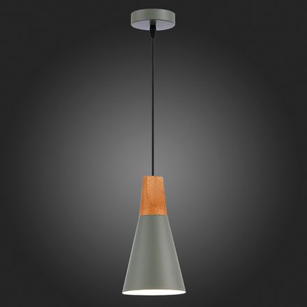 SLE125173-01 Подвес Серый/Серый, Светлое дерево E14 1*40W