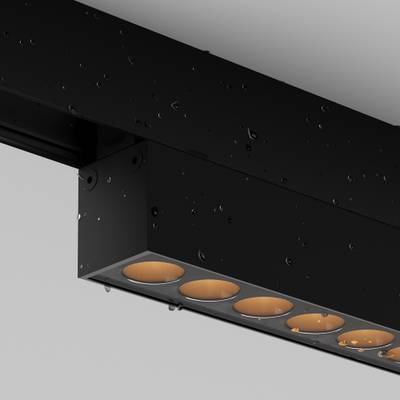 Уличный трековый светильник Points Exility IP 3000К 18Вт 36° черный O-TR02-2-S-18WB3K. TM Maytoni