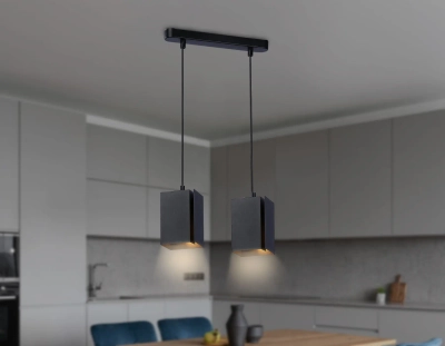 Светильник подвесной TN5133/2 BK черный E27/2 max 40W 260*80*1150