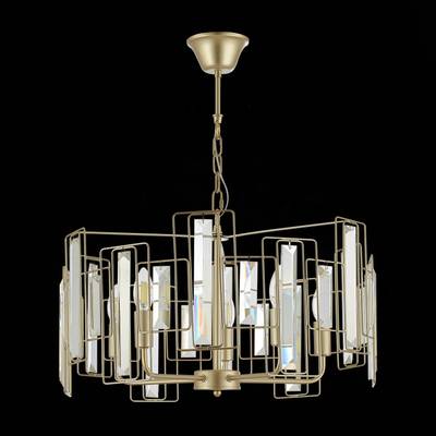 SLE103403-05 Люстра подвесная Шампань/Прозрачный E14 5*40W