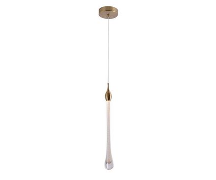 07860-1A,36 Подвес Асмер латунь d10 h200 Led 3W (3000K)