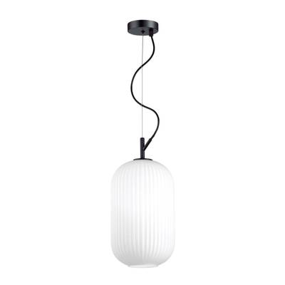4751/1 PENDANT ODL21 489 белый/черный Подвес E27 60W ROOFI