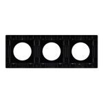 Рамка алюминиевая FRM-PRESTO-ALR-3-BK (Arlight, -)