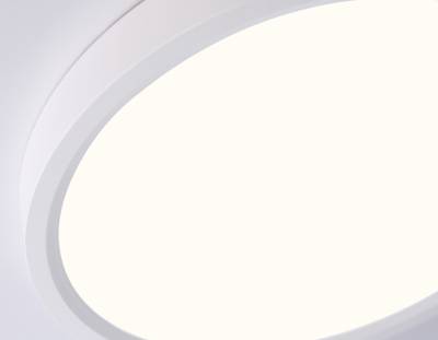 Светильник светодиодный ультратонкий FZ1901 WH белый IP54 13W 3000K-6500K CCT-переключатель D230*25 (Без ПДУ)