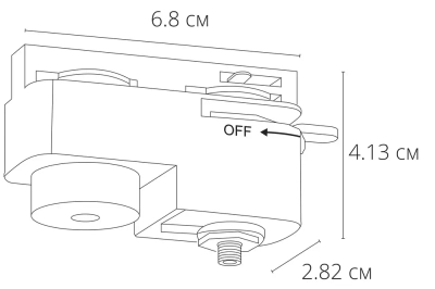 Коннектор питания Arte Lamp TRACK ACCESSORIES A200033