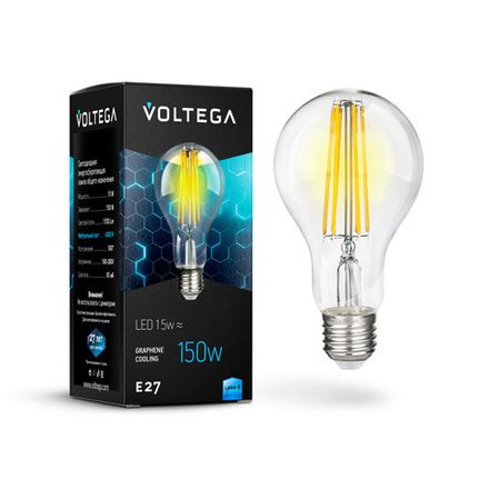 Светодиодная лампа Crystal Graphene A60 15W 4000K E27, 7103. TM Maytoni