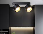 Светильник накладной TN71288/2 BK/GD черный/золото GX53/2 max 12W 270*95*137