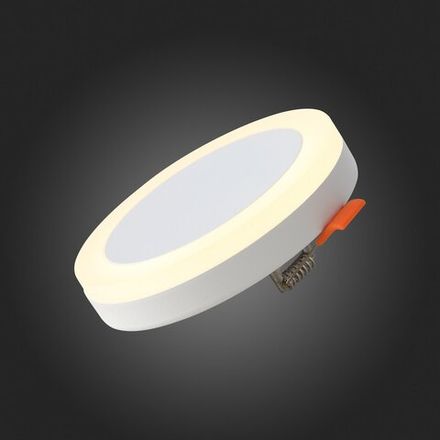 ST104.502.06 Светильник потолочный Белый LED 1*6W 3000K 468Lm Ra&gt;80 120° IP20 D110xH20 170-240V