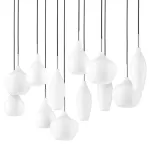 803120 Подвес PENTOLA 12x40W E14 ХРОМ/БЕЛЫЙ Lightstar