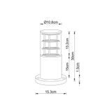Ландшафтный светильник Arte Lamp TOKYO A5315FN-1BK, 1хE27
