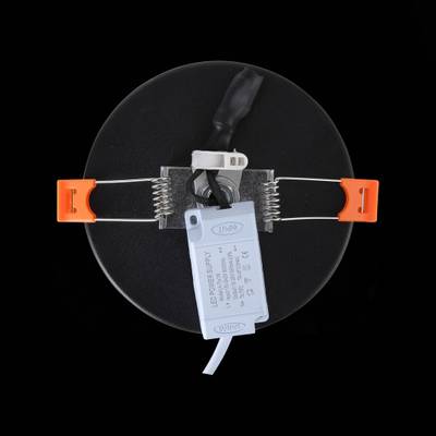 ST104.402.06 Светильник потолочный Черный LED 1*6W 3000K 468Lm Ra&gt;80 120° IP20 D110xH20 170-240V