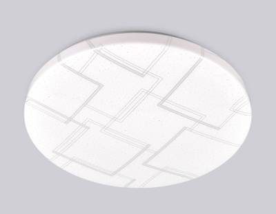 Потолочный светодиодный светильник FZ1032 WH белый 30W 6400K D370*55 (Без ПДУ)