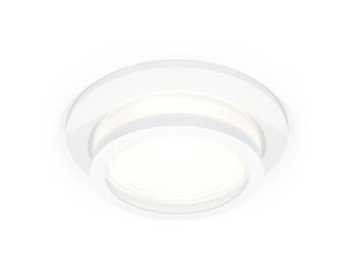 Комплект встраиваемого светильника с акрилом XC6512060 SWH/FR белый песок/белый матовый MR16 GU5.3 (C6512, N6220)