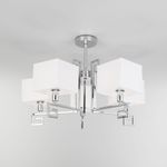 Потолочная люстра с абажурами 60115/5 хром