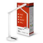 Светильник светодиодный настольный ССО 07Б 12Вт 3000-6500К 600лм сенсор-диммер с адаптером бел. IN HOME 4690612036533