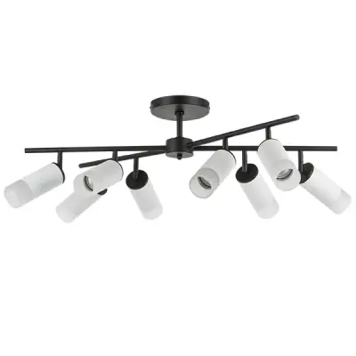 LR7283681 Люстра RULLO 8х50W GU10 ЧЕРНЫЙ/БЕЛЫЙ (571728+214436-8+202431-8)