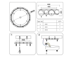Потолочная люстра TR5328/6 GD/SM/FR золото/дымчатый/белый матовый E14/6 max 40W D606*230