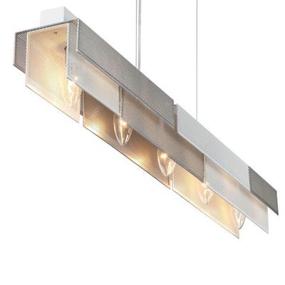 8006/5A MODERNI LN25 164 белый/никель, белый металл/металл Подвесной светильник Е14 5*40W 220V DANA