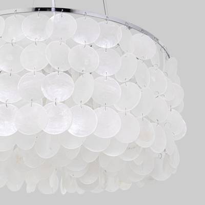 Подвесной светильник с перламутром 60005/4 хром