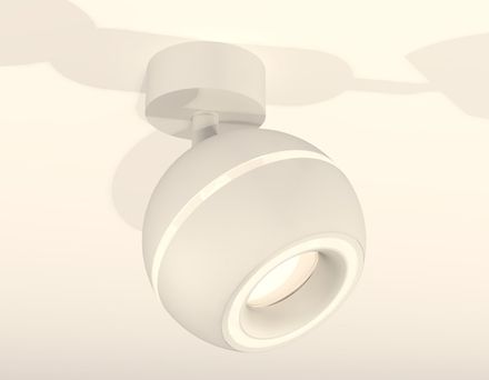 Комплект поворотного светильника с дополнительной подсветкой XM1101015 SWH белый песок MR16 GU5.3 LED 3W 4200K (A2202, C1101, N7110)