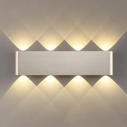 7106/8WL HIGHTECH ODL26 441 светильник матовый никель/металл IP20 LED 8W 3000K 220V MAGNUM