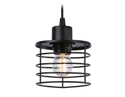 Подвесной светильник в стиле лофт TR8068 BK черный E27 max 40W D120*950