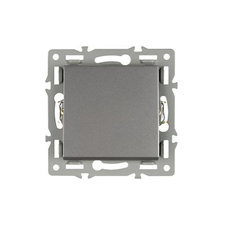 Механизм выключателя одноклавишный непроходной SWT-MK01-PL-GR (250V, 16A) (Arlight, -)