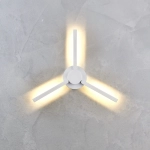 Lever белый уличный светодиодный светильник с поворотным механизмом 1665 TECHNO LED