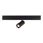 ST357.436.12 Магнитный трековый светильник ZOOM Черный LED 1*12W 3000K Lm Ra90 10-55° IP20 D50xH160 48VV