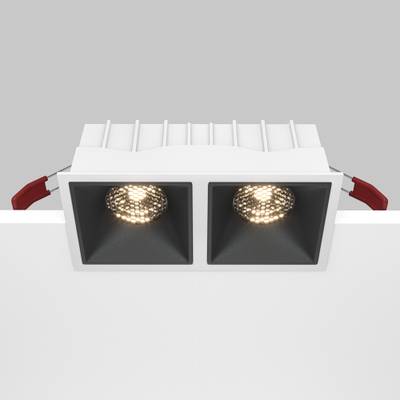 Встраиваемый светильник Alfa LED 3000K 2x15Вт 36°, DL043-02-15W3K-SQ-WB. TM Maytoni