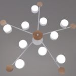 03751-0.3-10 WT+WOOD GX53 светильник потолочный