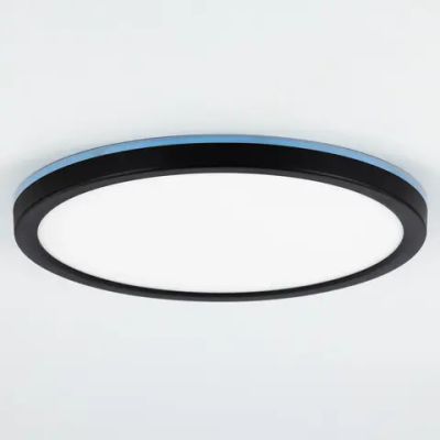 CL738241EL Бейсик Лайн Черный Св-к с пультом LED+RGB 30W