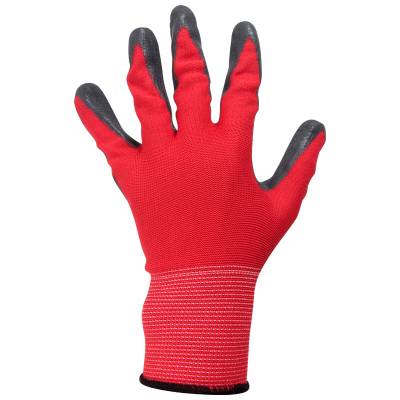 Перчатки хозяйственные PARK EL-C3032, размер 10 (XL), цв. красный с серым