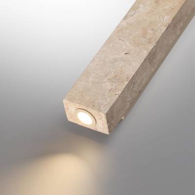 6625/10WL HIGHTECH ODL25 231 Настенный св-к Up Down металл/камень/бежевый IP20 10W CRI&gt;90 3000K 220V TRAVERTINO