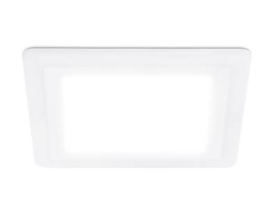 Встраиваемый cветодиодный светильник с подсветкой DCR390 3W+3W 4200K+4200K 220-240V 105*105*20 (A75*75)