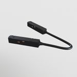 Коннектор питания угловой S35 черный, TRA004CPC-22B. TM Maytoni