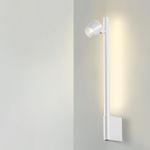 359312 OVER NT24 000 белый Светильник настенный диммируемый (выключатель) IP20 LED 7W+7W 4000K 220-240V FERMO