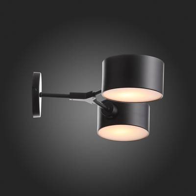 SLE183401-02 Светильник настенный Черный/Черный E14 2*60W