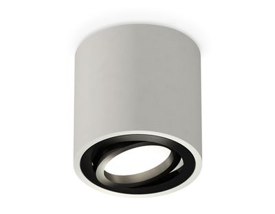 Комплект накладного поворотного светильника XS7533002 SGR/PBK серый песок/черный полированный MR16 GU5.3 (C7533, N7002)