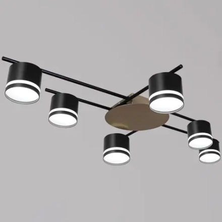 22008-0.3-06 GX53 светильник потолочный Reluce, GX53х6