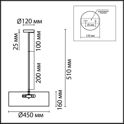 8111/5 MODERNI LN26 192 хром/серый, металл/текстиль Люстра подвесная E14 5*40W 220V ZIGRISA