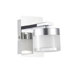 SL1600.101.01 Светильник настенный ST-Luce Хром/Белый LED 1*5W 4000K