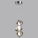 5096/12L L-VISION ODL25 419 хром/дымчатый градиент/металл/стекло Подвес LED 12W 4000K 1492Лм BRUCO