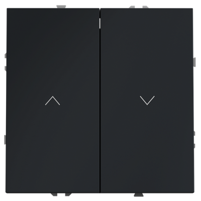 VLS020707 Выключатель встраиваемый VOLTUM S70 для жалюзи 10А, (графит). (ТМ Maytoni)