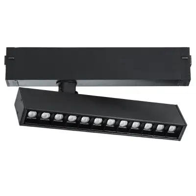 205317R Светильник д/1-фазного трека TETA LED 9W 700LM 24G ЧЕРНЫЙ PRO 3000-6000K DIM Lightstar